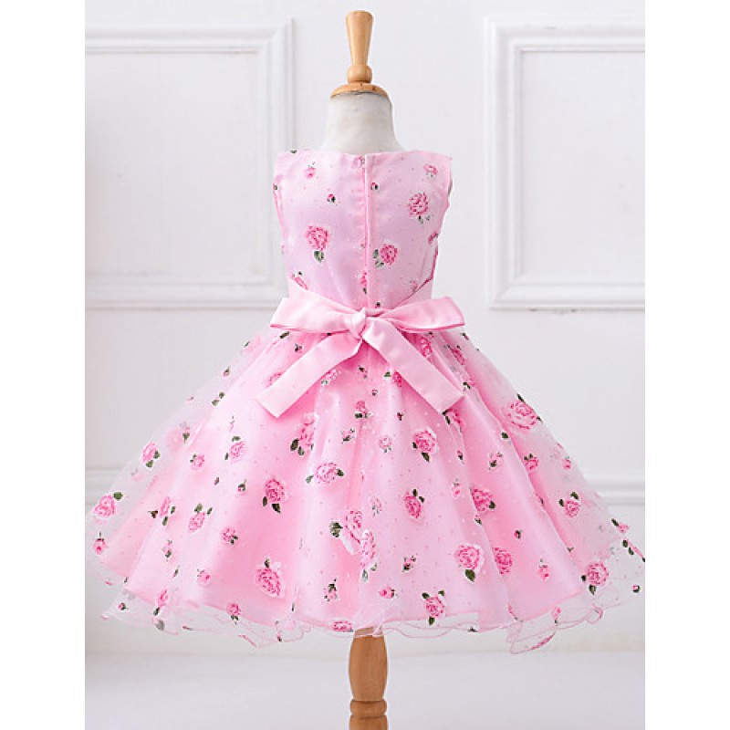 Girl's Fall Long Sleeve Princess Girl Party/ Wedding Dress  