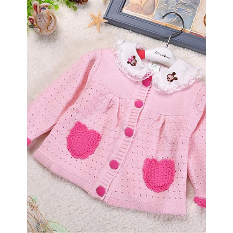 Girl's Casual/Daily Solid Sweater & Cardigan,C...