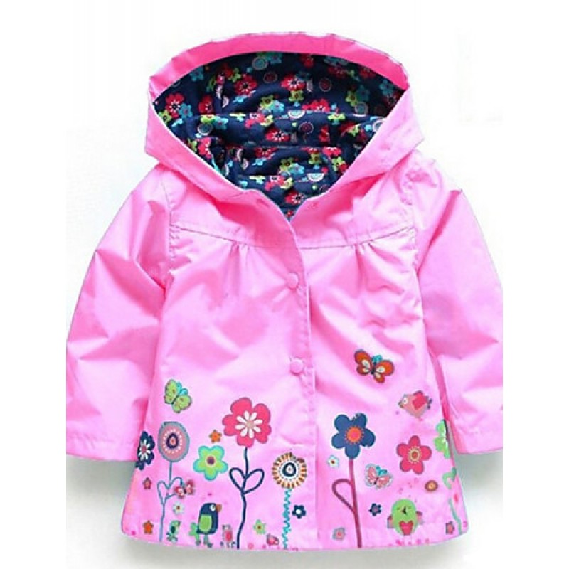 Girl's Down & Cotton Padded,Cotton Winter Green / Pink / Purple  